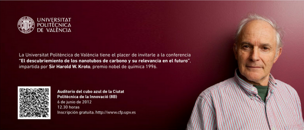 Coferencia Harold Kroto UPV